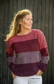 Design 82078 Rødstribet sweater